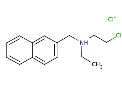 N-(2-chloroethyl)-n-ethyl-2-naphthaleneamine hydrochloride Structure,1215-34-5Structure