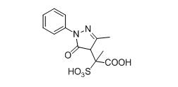 2-(3-Methyl-5-oxo-1-phenyl-4,5-dihydro-1h-pyrazol-4-yl)-2-sulfopropanoicacid Structure,1357477-99-6Structure