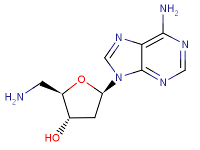 5-Amino-2,5-dideoxyadenosine Structure,14585-60-5Structure