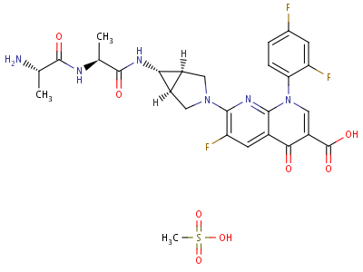 Alatrofloxacin Structure,157605-25-9Structure