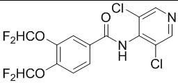 3,4-Bis(difluoromethoxy) roflumilast Structure,162401-30-1Structure