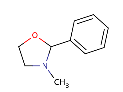 Oxazolidine,3-methyl-2-phenyl- Structure,1630-62-2Structure