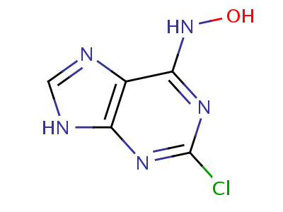 2-Chloro-n-hydroxyadenine Structure,19152-67-1Structure