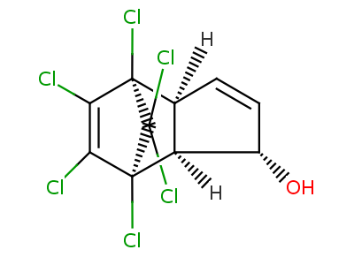 Chlordene-1-hydroxy Structure,24009-05-0Structure