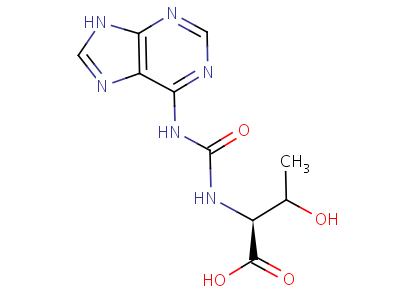 N-(purin-6-ylcarbamoyl)threonine Structure,33422-66-1Structure