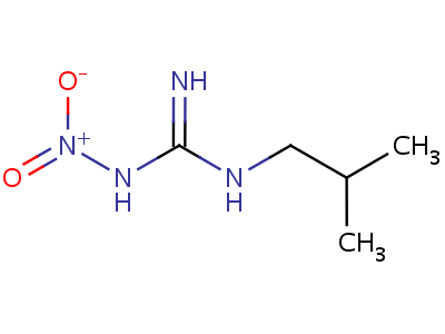 2-(2-Methylpropyl)-1-nitro-guanidine Structure,35089-66-8Structure