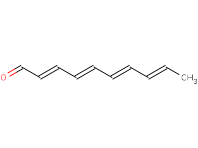 Deca-2,4,6,8-tetraenal Structure,40650-87-1Structure