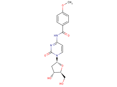 N4-anisoyl-2’-deoxycytidine Structure,48212-99-3Structure