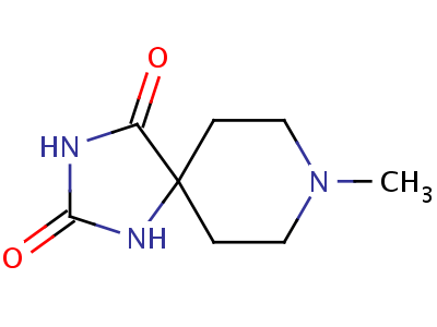 8-Methyl-1,3,8-triazaspiro[4.5]decane-2,4-dione Structure,52094-69-6Structure