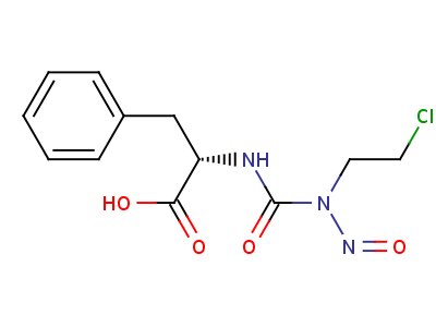 Dl-phenylalanine, n-[[(2-chloroethyl)nitrosoamino] carbonyl]- Structure,52322-29-9Structure