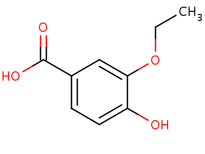 3-Ethoxy-4-hydroxy-benzoic acid Structure,5438-38-0Structure