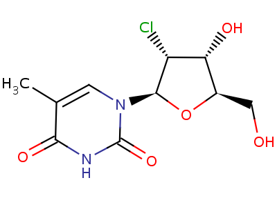 2’-Chlorothymidine Structure,54898-34-9Structure