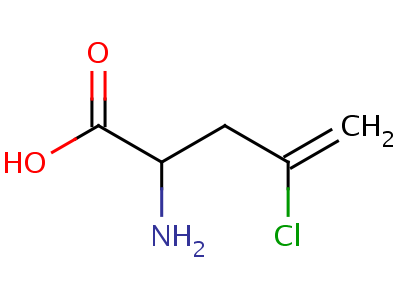 2-Amino-4-chloro-4-pentenoic acid Structure,55528-30-8Structure