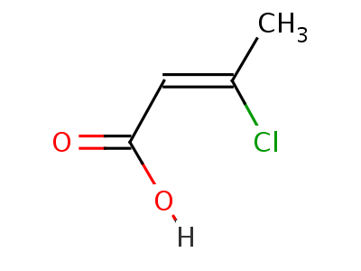 3-Chlorocrotonic acid Structure,55831-56-6Structure