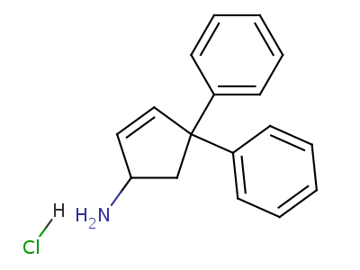 4,4-Diphenyl-2-cyclopentenylamine Structure,56740-43-3Structure