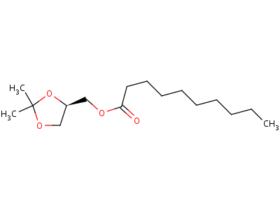 1,2-Isopropylidene-3-decanoylglycerol Structure,57416-00-9Structure