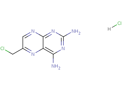 2,4-Diamino-6-chloromethylpteridine Structure,57521-63-8Structure