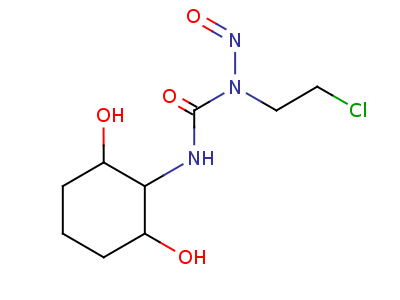 2-((((2-Chloroethyl)-nitrosoamino)carbonyl)amino)-1,3-cyclohexanediol Structure,58484-17-6Structure