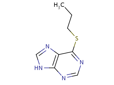 6-(Propylthio)purine Structure,6288-93-3Structure