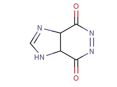 5,6-Dihydro-1h-imidazo[4,5-d]pyridazine-4,7-dione
 Structure,6293-09-0Structure