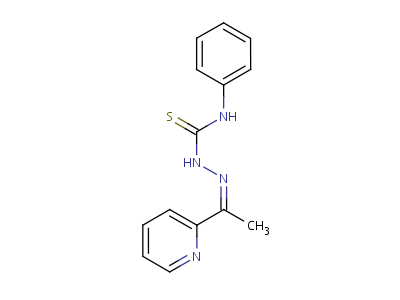 2-Acetylpyridine-(4-phenylthiosemicarbazone) Structure,63698-06-6Structure