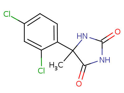 5-(2,4-Dichlorophenyl)-5-methyl-hydantoi Structure,64464-19-3Structure