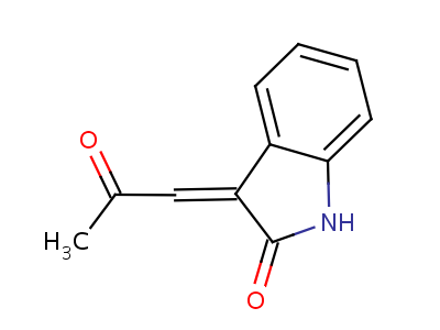 2H-indol-2-one,1,3-dihydro-3-(2-oxopropylidene)- Structure,6524-20-5Structure