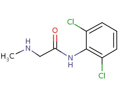 N-(2,6-dichlorophenyl)-2-methylamino-acetamid Structure,73623-37-7Structure