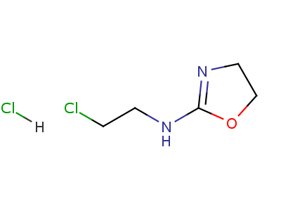 2-Oxazolamine, n-(2-chloroethyl)-4,5-dihydro-, monohydrochloride Structure,73771-48-9Structure