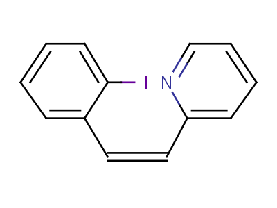 2-[2-(2-Iodophenyl)ethenyl]pyridine Structure,76293-41-9Structure