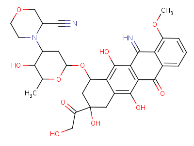 Guanidine,  [4-[[[2-[(4-amino-1-oxido-1,2,5-thiadiazol-3-yl)amino]ethyl]thio]methyl]-2-thiazolyl]-, monohydrochloride Structure,78467-80-8Structure