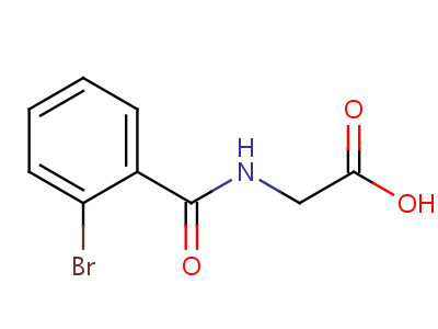 [(2-Bromobenzoyl)amino]acetic acid Structure,81568-83-4Structure