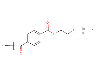 1,4-Benzenedicarboxylic acid, dimethyl ester, polymer with 1,2-ethanediol Structure,9003-71-8Structure