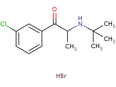 Bupropion hydrobromide Structure,905818-69-1Structure