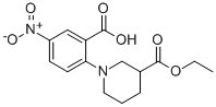 2-[3-(Ethoxycarbonyl)piperidin-1-yl]-5-nitrobenzoic acid Structure,1000018-70-1Structure