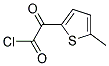 2-Thiopheneacetyl chloride, 5-methyl-alpha-oxo-(9ci) Structure,100005-44-5Structure