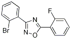 3-(2-Bromophenyl)-5-(2-fluorophenyl)-1,2,4-oxadiazole Structure,1000339-25-2Structure