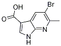 5-Bromo-6-methyl-7-azaindole-3-carboxylic acid Structure,1000340-11-3Structure