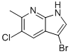 3-Bromo-5-chloro-6-methyl-7-azaindole Structure,1000340-17-9Structure