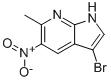 3-Bromo-6-methyl-5-nitro-7-azaindole Structure,1000340-20-4Structure