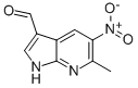 3-Formyl-6-methyl-5-nitro-7-azaindole Structure,1000340-24-8Structure