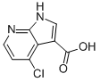 4-Chloro-1H-pyrrolo[2,3-b]pyridine-3-carboxylic acid Structure,1000340-37-3Structure