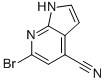 4-Cyano-6-bromo-7-azaindole Structure,1000340-74-8Structure