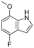 4-Fluoro-7-methoxy-1h-indole Structure,1000341-63-8Structure