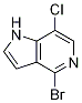 1H-Pyrrolo[3,2-c]pyridine, 4-bromo-7-chloro- Structure,1000341-81-0Structure