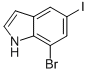 7-Bromo-5-iodoindole Structure,1000343-38-3Structure