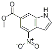 4-Nitro-6-indolecarboxylic acid methyl ester Structure,1000343-62-3Structure