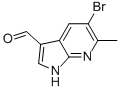 5-Bromo-3-formyl-6-methyl-7-azaindole Structure,1000343-91-8Structure