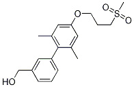 (2’,6’-Dimethyl-4’-(3-(methylsulfonyl)propoxy)biphenyl-3-yl)methanol Structure,1000413-85-3Structure