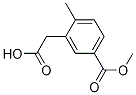 2-(5-(Methoxycarbonyl)-2-methylphenyl)aceticacid Structure,1000566-21-1Structure